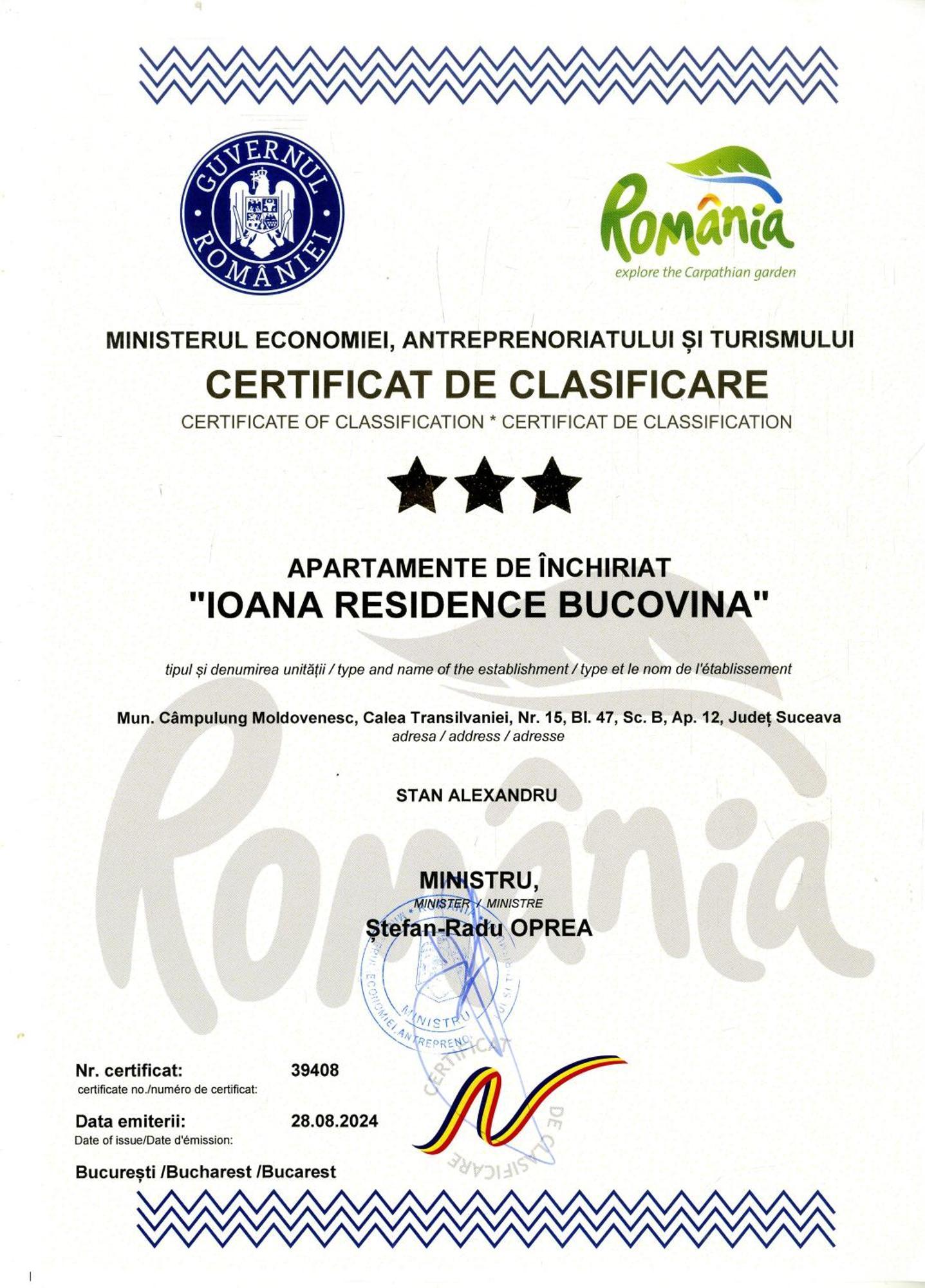קאמפולונג מולדובנסק Ioana Residence Bucovina מראה חיצוני תמונה